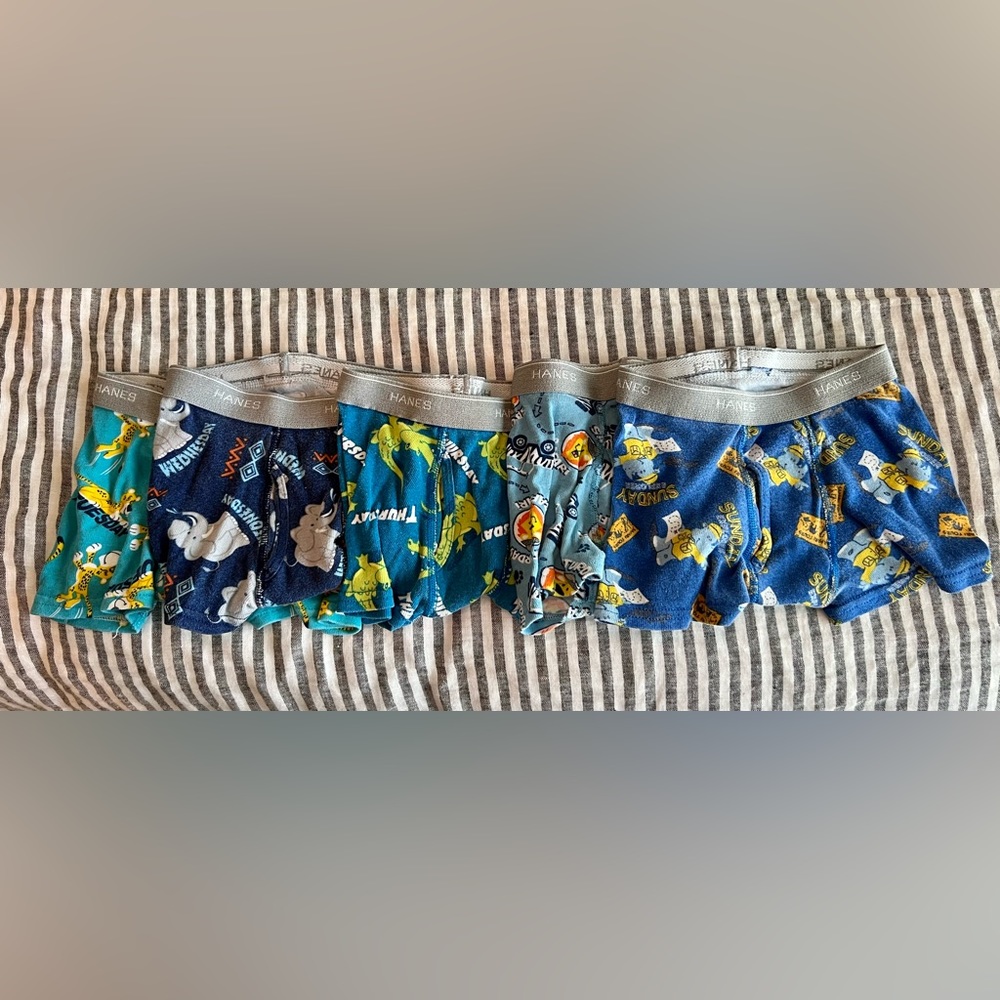 Hanes 4T Boys Boxer Briefs